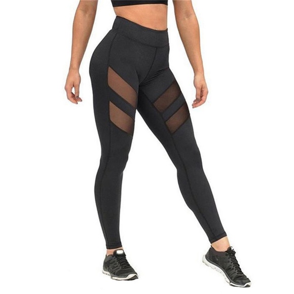 Women’s High Fashion Criss Cross Workout Leggings - Picture 2 of 3